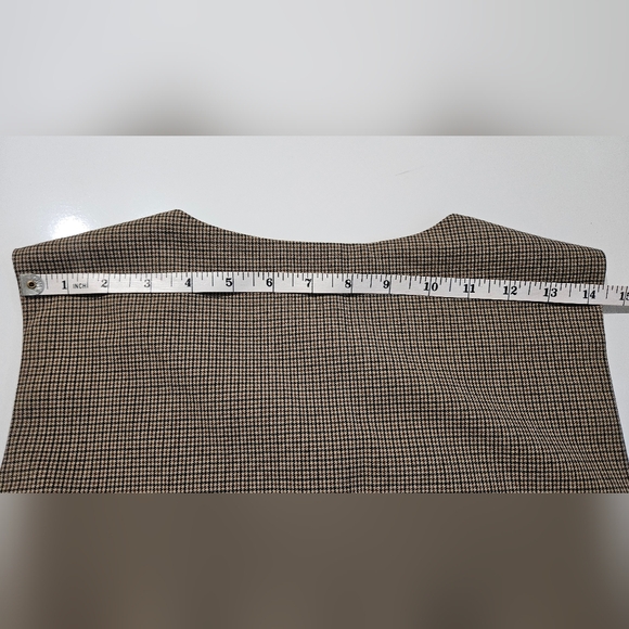 Abercrombie & Fitch Houndstooth Vest in Brown and Black - Picture 14 of 16
